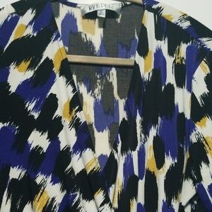 Kasper multi color mid length dress